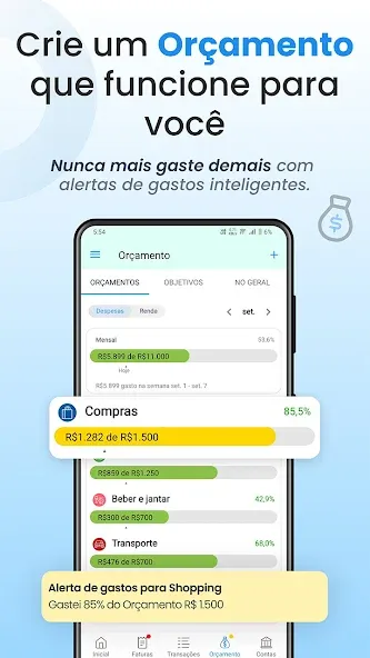Faturas, Orçamento e despesas screenshot 4