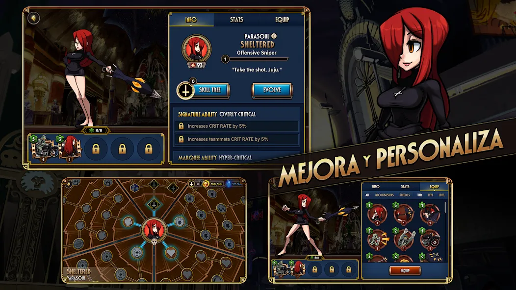Skullgirls: RPG de Lucha screenshot 4