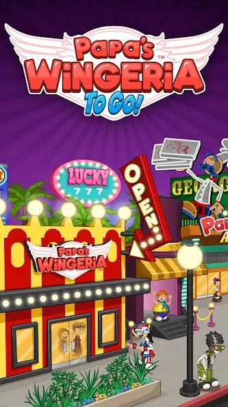 Papa's Wingeria To Go! screenshot 1