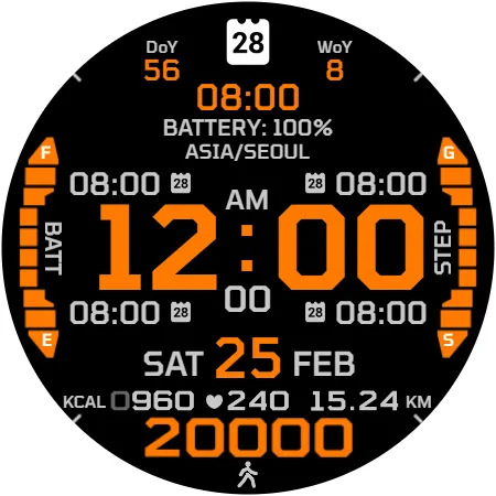 IWF AllNew DIGI II watch face screenshot 31