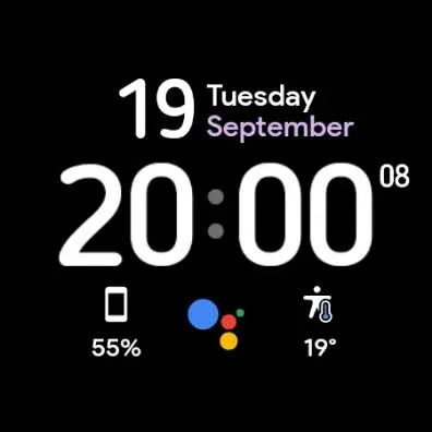 Minimal Visual: Watch face screenshot 11