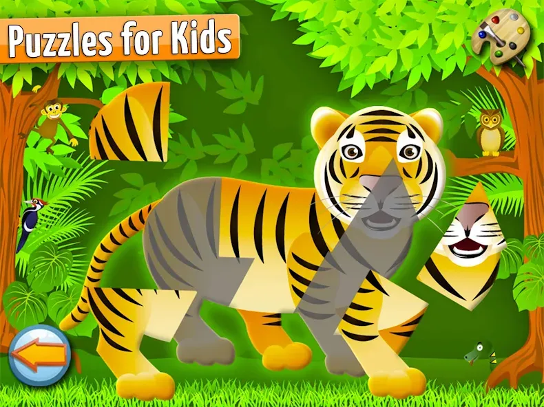 Forest - Kids Coloring Puzzles screenshot 13