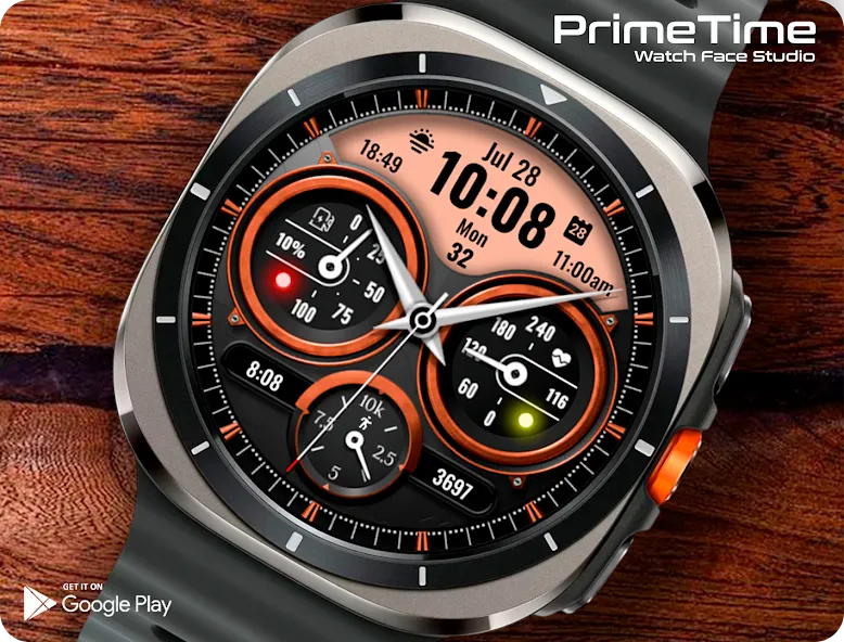 PT12 Hybrid Watch Face screenshot 2