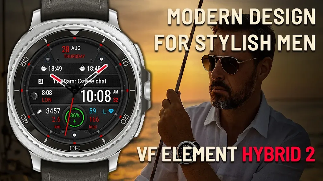 VF Element Hybrid 2 Watch Face screenshot 1