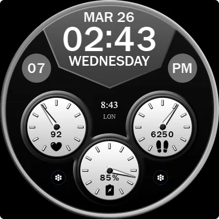 Key WF64 Digital Watch Face screenshot 31