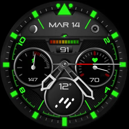 Pars Lena Analog Watch Face screenshot 33