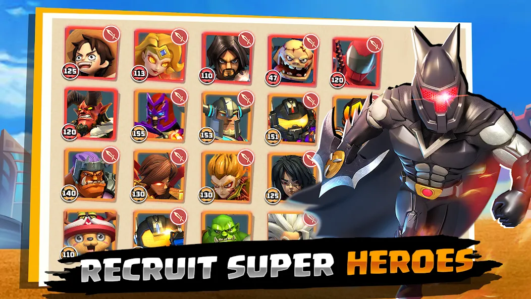 Zombies Clash: Superheroes War screenshot 3