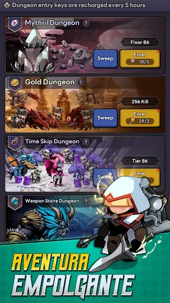 Self-Service Knight : idle RPG screenshot 6