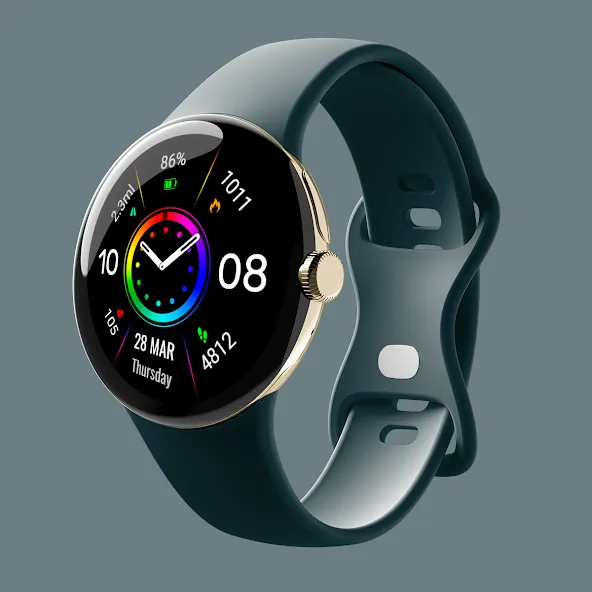 Minimal RATON URX77 Watch face screenshot 6