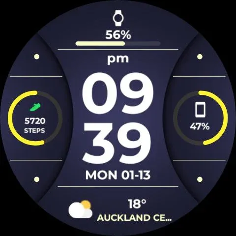 Night 81 - watch face screenshot 22