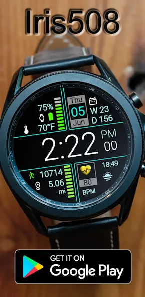 Iris508 Digital Watch Face screenshot 5