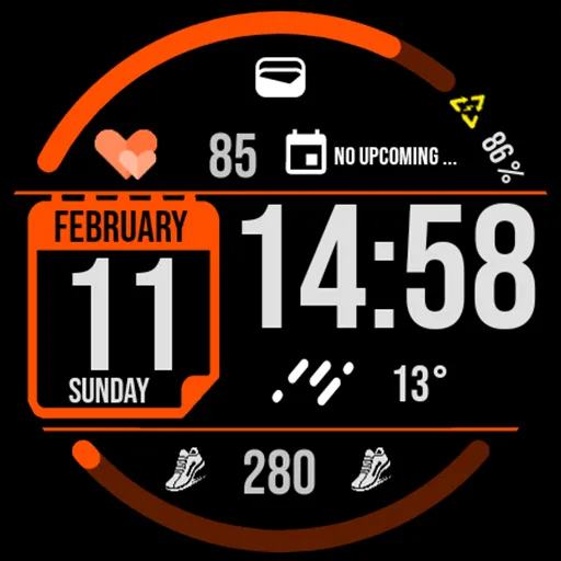 Digital Watch Face MB110 screenshot 26