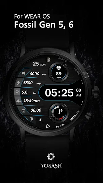 A340 Digital Watch Face screenshot 6