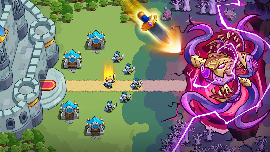 Epic King Heroes: Premium TD screenshot 1