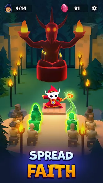 Idle Cult Empire - Evil Tycoon screenshot 4