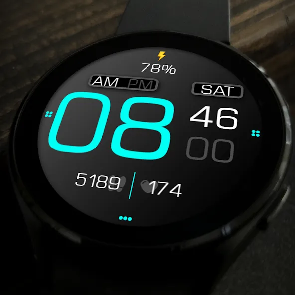 Key064 Digital Watch Face screenshot 5