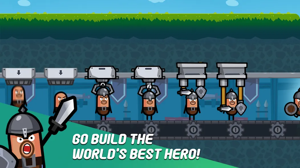 Hero Factory - Idle tycoon screenshot 1