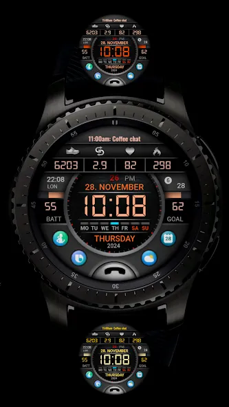 PW106 MultiFunction Watch Face screenshot 4
