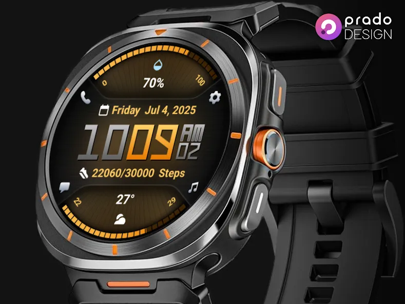 PRADO 77 Digital Watch Face screenshot 8