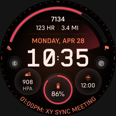 TKS 27 Kuro Watch Face screenshot 10