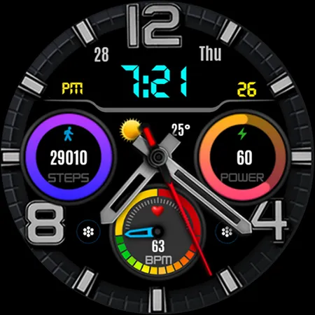 Pars Sardes Hybrid Watch Face screenshot 24