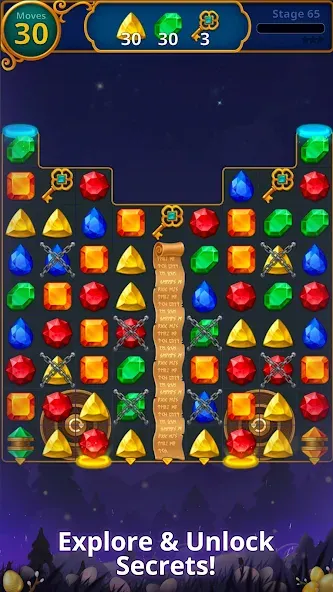 Jewels Magic: Mystery Match3 screenshot 3