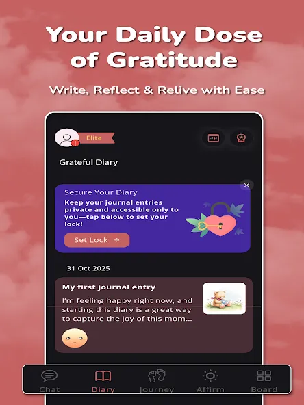 Grateful Diary: Daily Journal screenshot 9