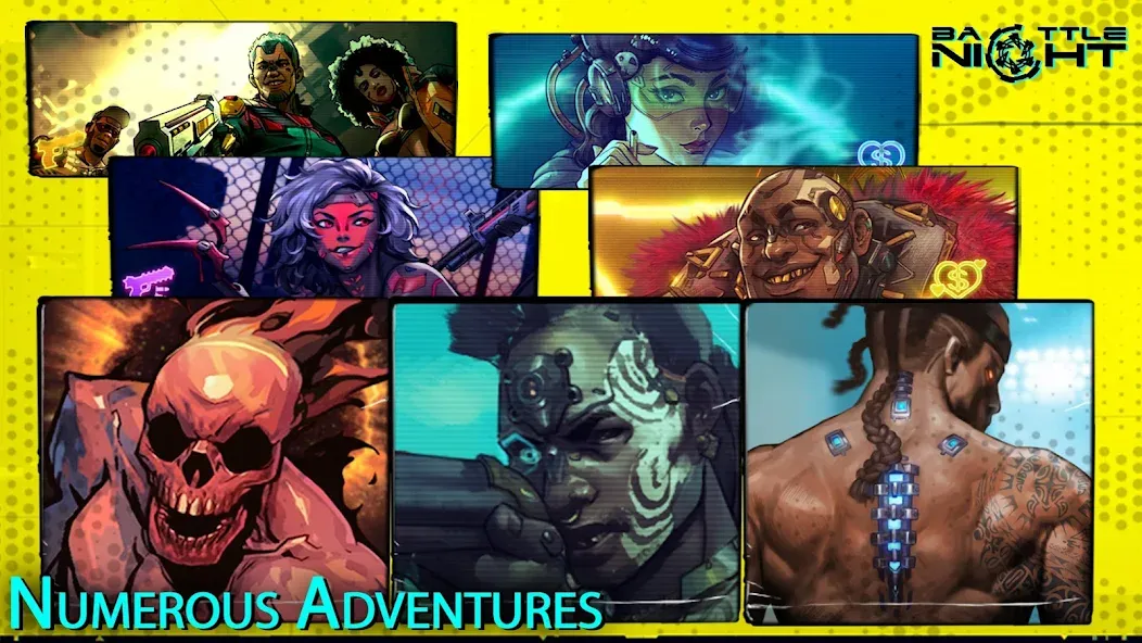 Battle Night: Cyberpunk RPG screenshot 8