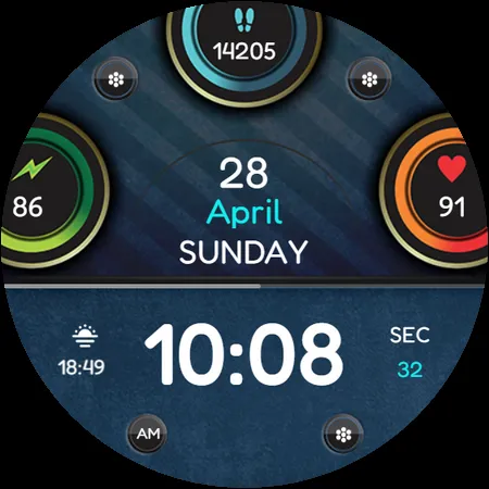 IA110 DIGITAL WATCHFACE screenshot 12