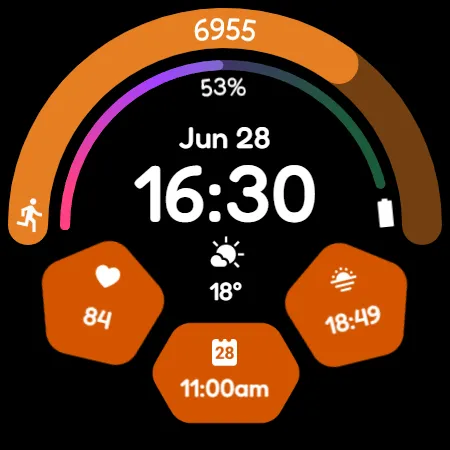Digital Watchface D8 screenshot 27