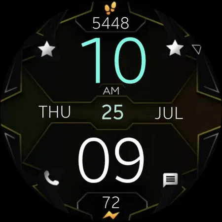 Dream 57 Futuristic Watch Face screenshot 10