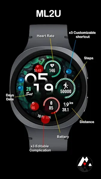 ML2U 116 Watch Face screenshot 6