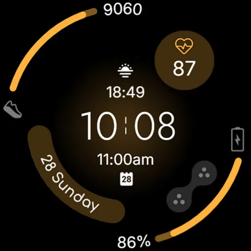 QuanTick 02 Minimal Watch Face screenshot 30