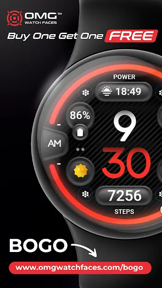 OMG 31 Digital Watch Face screenshot 4