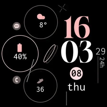 Dream 139 simple watch face screenshot 10
