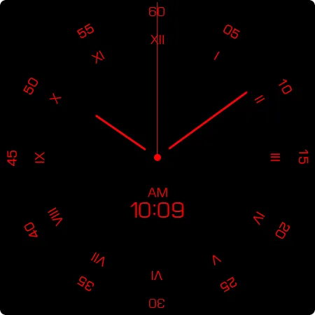 Key095 Analog Gold Watch Face screenshot 27