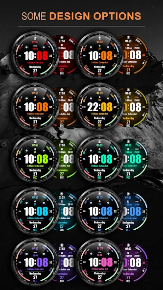 WFP 318 Digital watch face screenshot 2