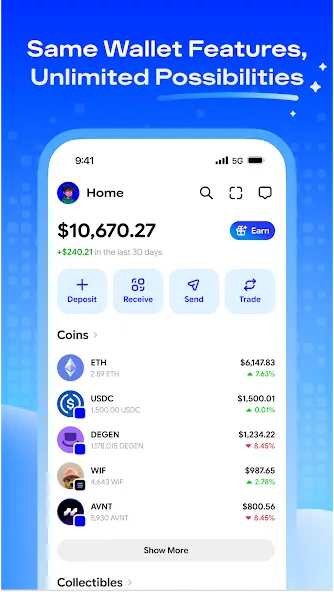 Base:以前名为 Coinbase 钱包 screenshot 1