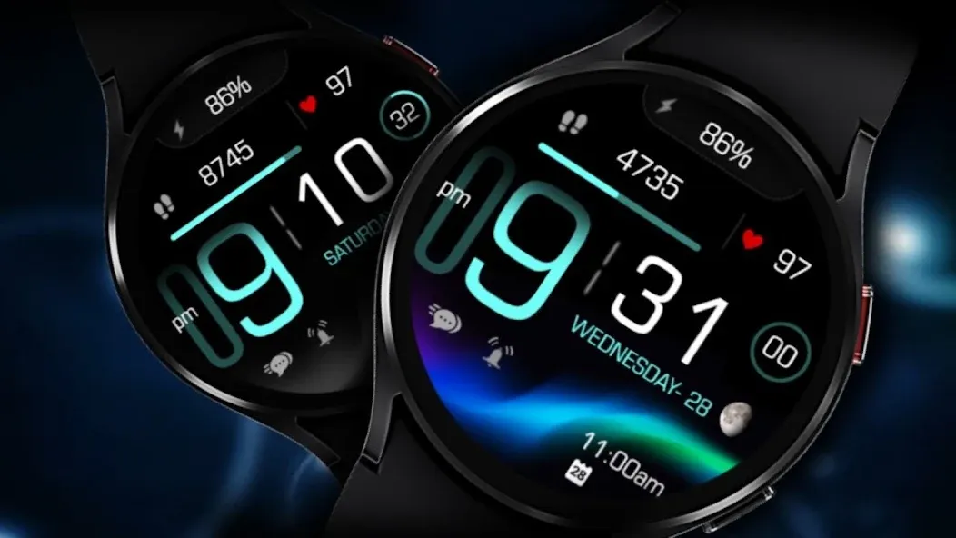 Black Stylish Aurora Lights 65 screenshot 17