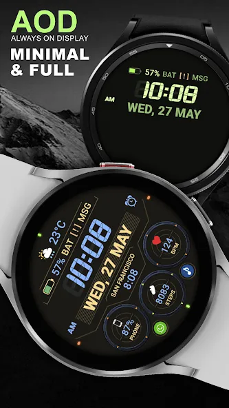 WFP 354 Tactical Watch face screenshot 5