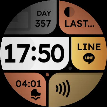 Colorful blocks: Watch Face screenshot 11