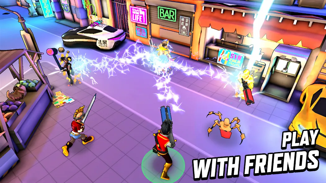 Gridpunk Battle Royale 3v3 PvP screenshot 6