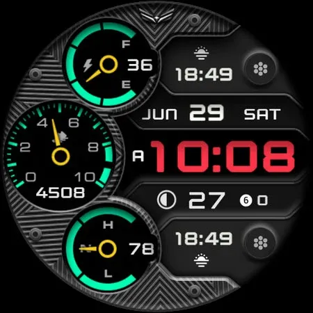 Ballozi AERONOX - Digital Face screenshot 17