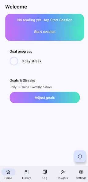 Reading Habbit Tracker screenshot 1