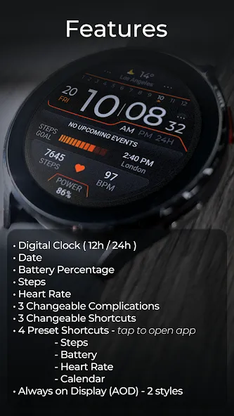 TVV02 Elegant Watch Face screenshot 3