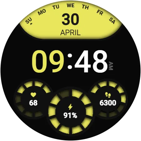 DS D002 - Digital watch face screenshot 6