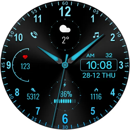 Minimal MINOL URX55 Watch face screenshot 19