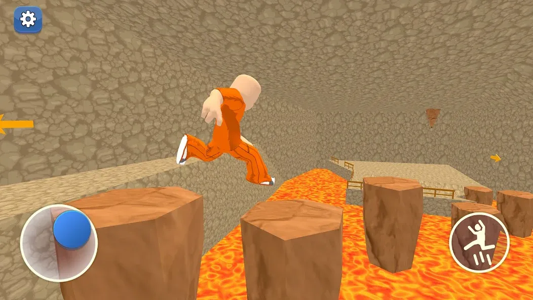 Obby Prison Escape Jump Run 3D screenshot 2