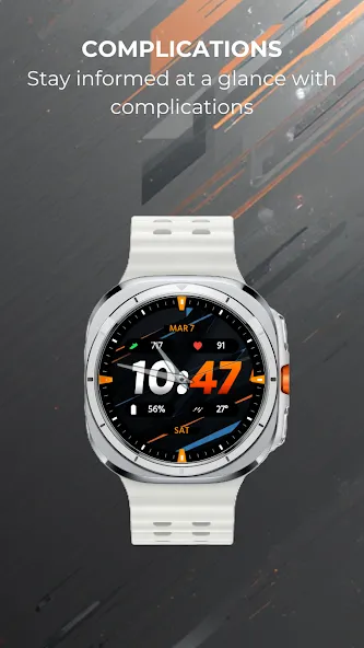 ID008: Sporty Watch Face screenshot 4