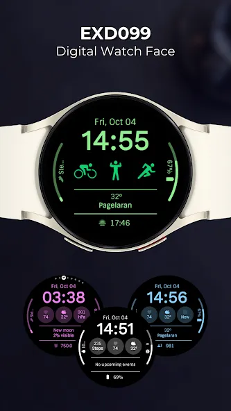 EXD099: Digital Watch Face screenshot 5